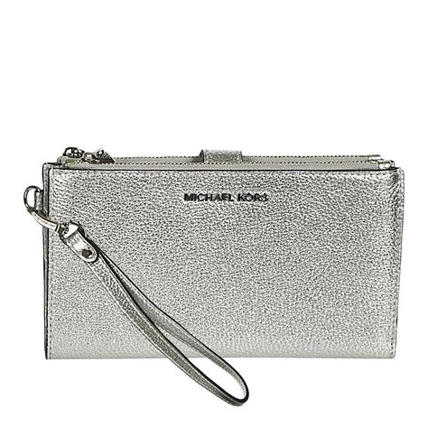 silver handbag michael kors|michael kors dark silver wallet.